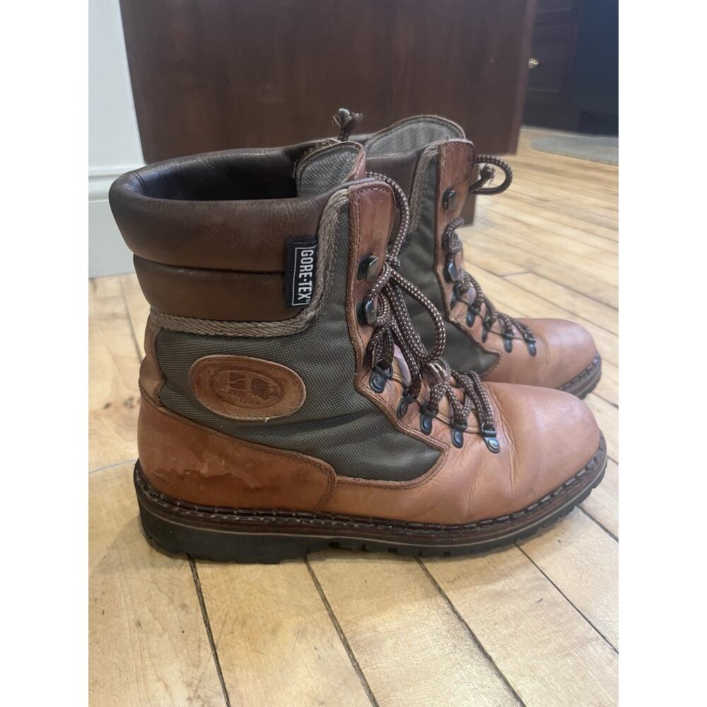 Scarpa Gore-Tex Hiking Boots Brown Leather Vibram Sole EU 42 Italy